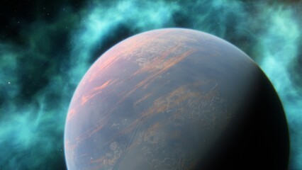 planets and galaxy, science fiction wallpaper. beauty of deep space. billions of galaxy in the unive