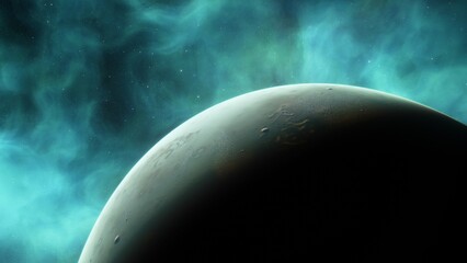planets and galaxy, science fiction wallpaper. beauty of deep space. billions of galaxy in the unive