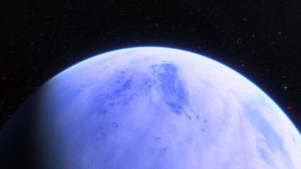 Abstract planets and space background
