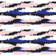 Sticker - Abstract Brush Stroke Fur Seamless Pattern