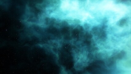 nebula gas cloud in deep outer space
