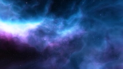 nebula gas cloud in deep outer space
