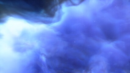 nebula gas cloud in deep outer space

