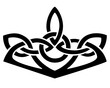 © Hanna - Celtic decorative element - vector silhouette element for logo or pictogram. Celtic ornament for sign or symbol