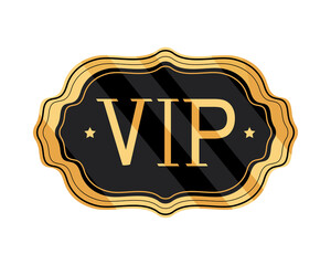 Wall Mural - golden vip emblem