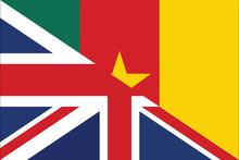United Kingdom Britain UK Cameroon Friendship National Flag Cooperation Diplomacy Country Emblem