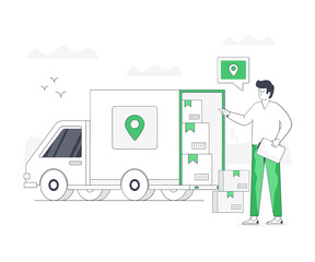 Sticker - delivery service