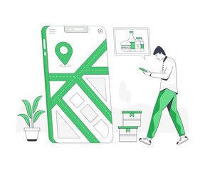 Sticker - delivery location