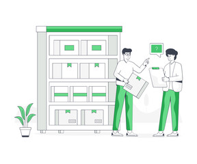 Sticker - logistics storage