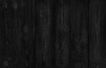 Black Wooden Background With Expressive Pattern