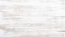 Old Threadbare White Painted Wooden Texture, Wallpaper Or Background