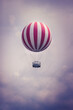 Hot Air Balloon Beyond The Stormy Clouds