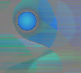 Wall Mural - abstract sunset or sunrise