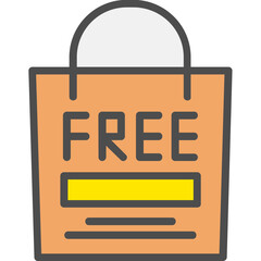 Wall Mural - Shopping free Icon