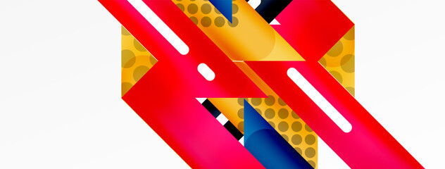 Background minimal geometric composition. Lines design vector illustration for wallpaper banner background or landing page