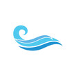 © Tomi43 - water wave,wave beach vector illustration design logo template