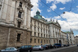 Fototapeta Miasto - The Palace of Justice on Prielmayer Street (Prielmayerstrasse), Munich, Germany 