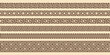 Greek key pattern, seamless borders collection. Decorative ancient meander, greece border ornament set with repeated geometric motif. Vector EPS10.