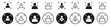 Set of face recognition icon. Collection face scan from security. Biometric scan symbols. Approved face recognition icon, cyber security concept. Vector illustration.