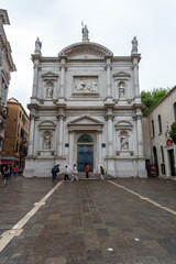 Wall Mural - The Church of Saint Roch in Venice on a summer day