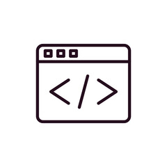 Web Coding Icon