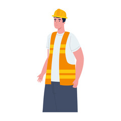 Wall Mural - builder constructor worker