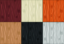 Vector Wood Textures Collection.
6 Different Background Wooden Colors: Black, Orange, White Dark, And Light Brown. 