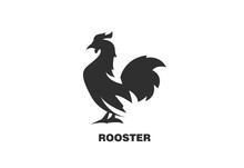 Head Rooster Logo Vector Template Design Illustration