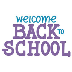 Wall Mural - welcome back to school