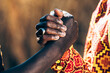 © ADDICTIVE STOCK - Crop African people shaking hands