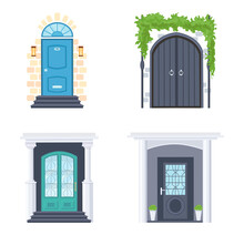 Front Doors Design For Apartment Or Cottage House