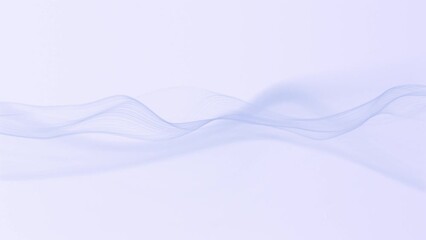 Wall Mural - abstract digital wave background mesh loop
