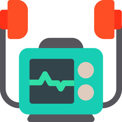 Canvas Print - Defibrillator Icon