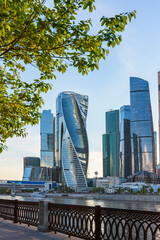 Wall Mural - International Business Center (Moscow City) at sunset, Russia