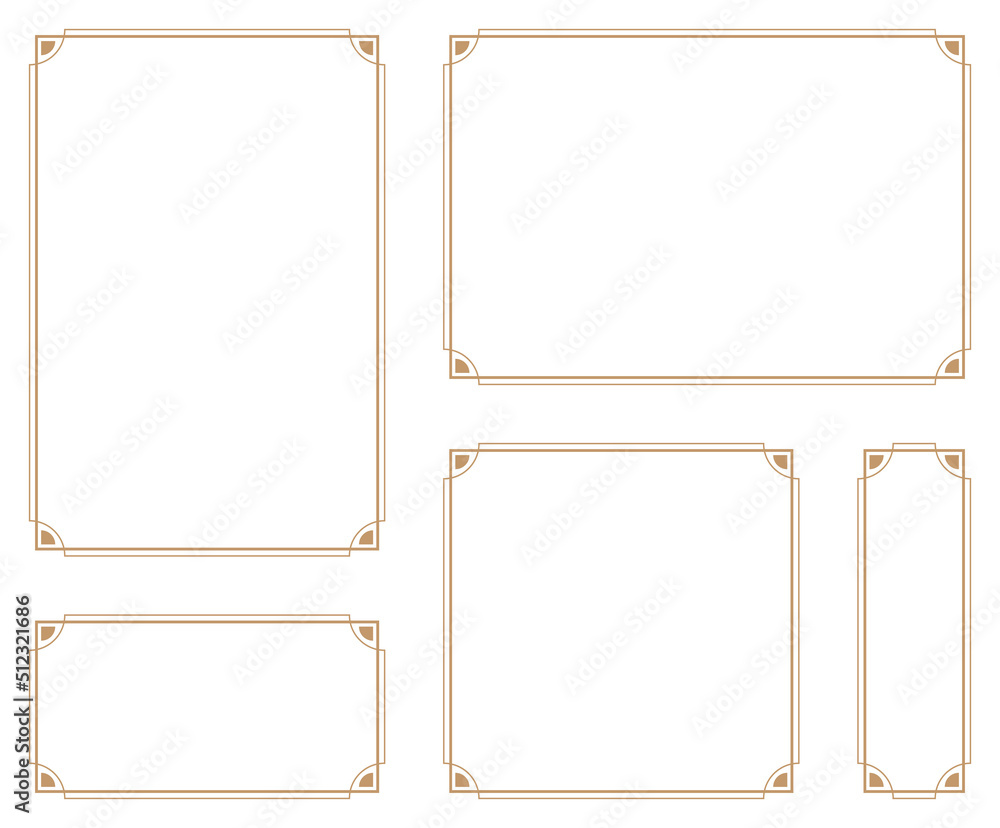 Sample Frame Design Paper Decorative frame.A frame that gave a change in size to the same design ...