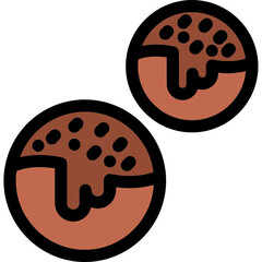 Wall Mural - Choco Balls Icon