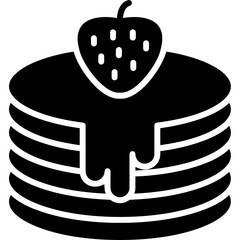 Wall Mural - Pancakes Icon