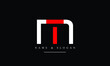 TM, MT, T, M abstract letters logo monogram