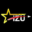 IZU letter logo design. IZU creative  letter logo. simple and modern letter logo. IZU alphabet letter logo for business. Creative corporate identity and lettering. vector modern logo 