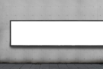 Wall Mural - Clear Billboard and Wall Poster Mockup