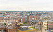 Panoramic skyline city view of Dublin, Ireland
