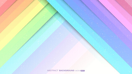 Wall Mural - abstract dynamic colorful shape and shadow with line stripe and grunge texture background