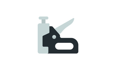 staple gun color icon. Isolated vector illustration