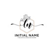 © Rensi - Initial letter TN beauty handwriting logo vector