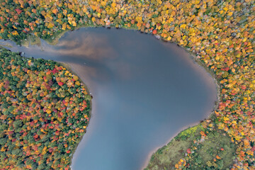 Wall Mural - Peak Foilage - Lake Colgate, New York