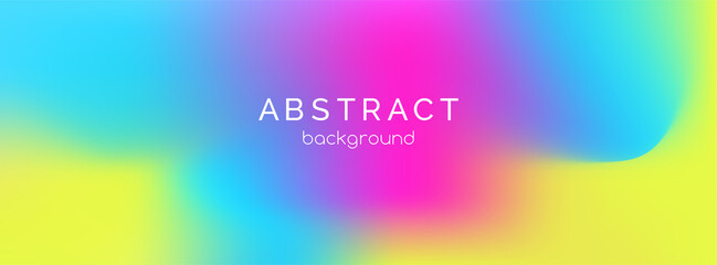 Wall Mural - abstract liquid colorful gradient banner template. vector long minimal creative background for faceb