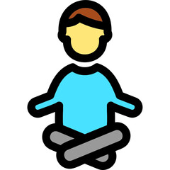 Sticker - Yoga Icon