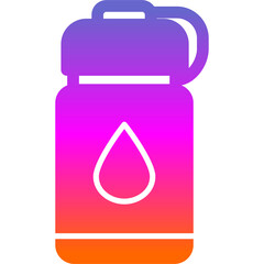 Sticker - Water Bottles Icon