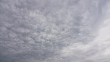 Wall Mural - 4k stock video time lapse of beautiful light blue and white cloudy sky. natural abstract textured ba