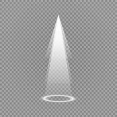 Wall Mural - illumination lights shiny christmas tree isolated on transparent background. white tree as symbol of